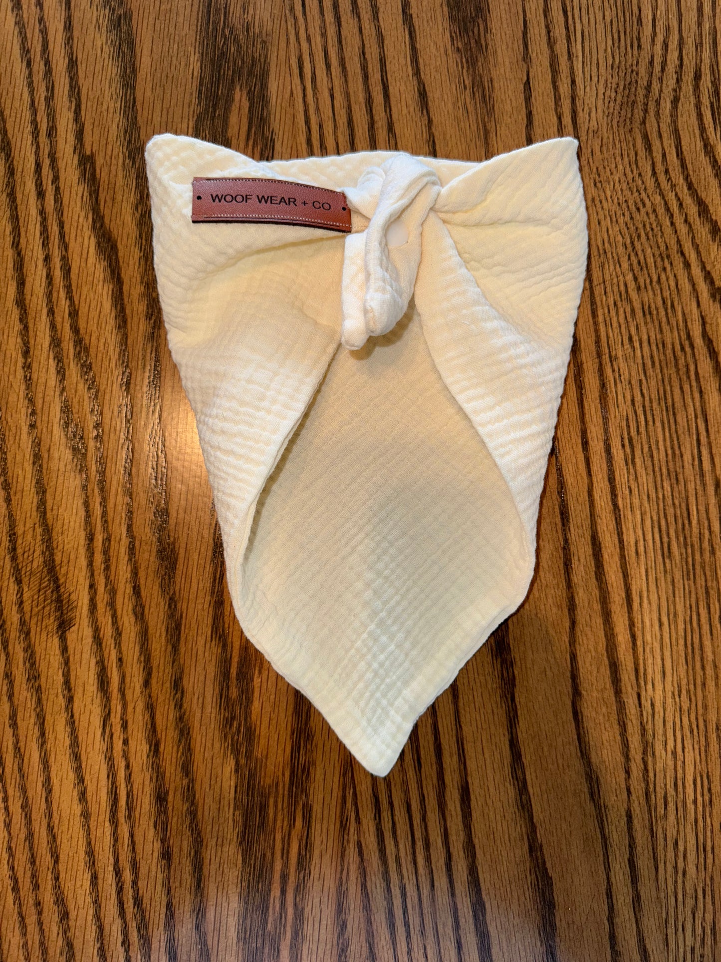 Warm White Spring Bandana