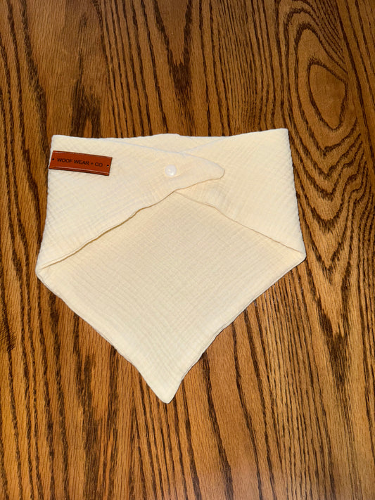 Warm White Spring Bandana